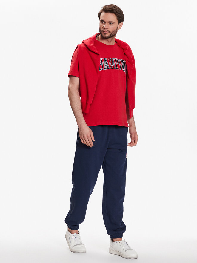 Champion Champion Marškinėliai Bookstore 218512 Raudona Regular Fit