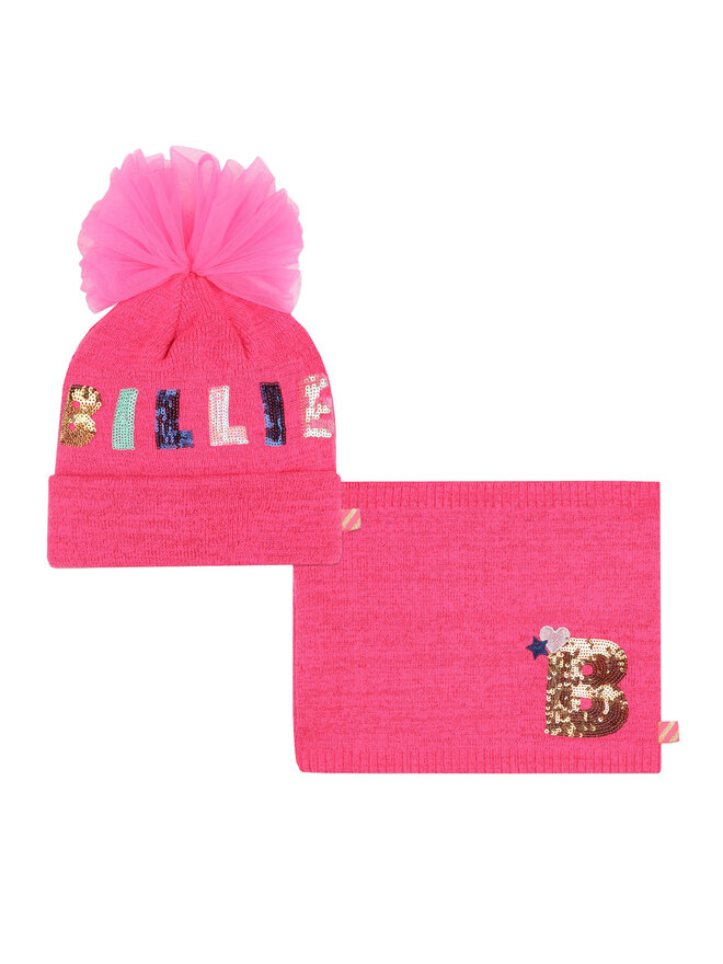 Billieblush Set Mütze und Loop-Schal Billieblush U20611 Rosa