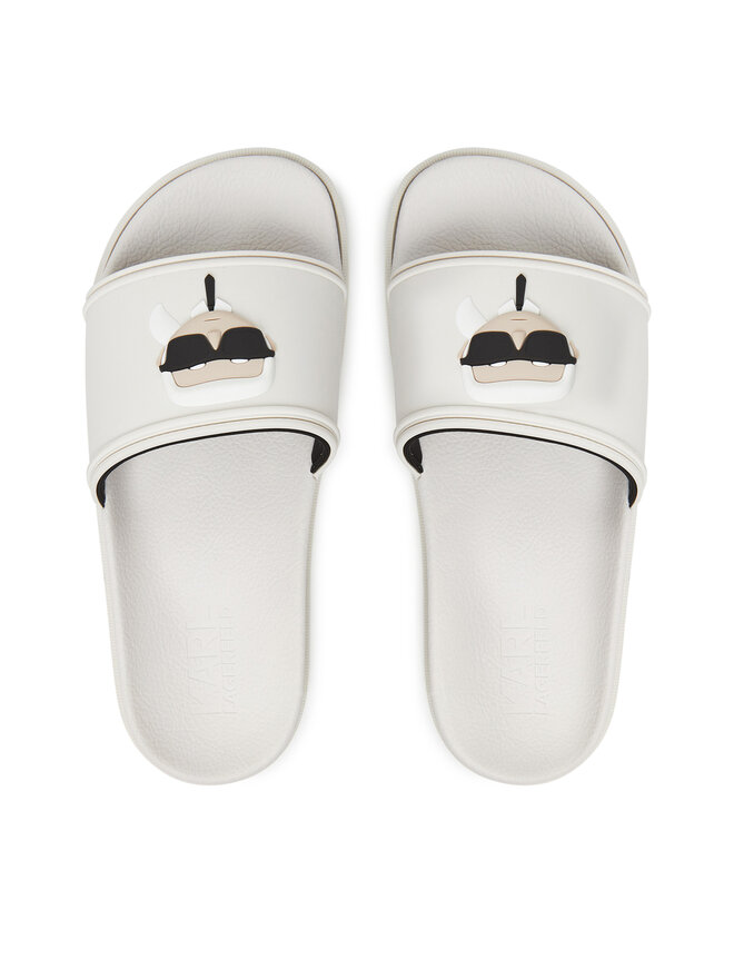 KARL LAGERFELD Pantoletten KARL LAGERFELD KL80970N Weiß