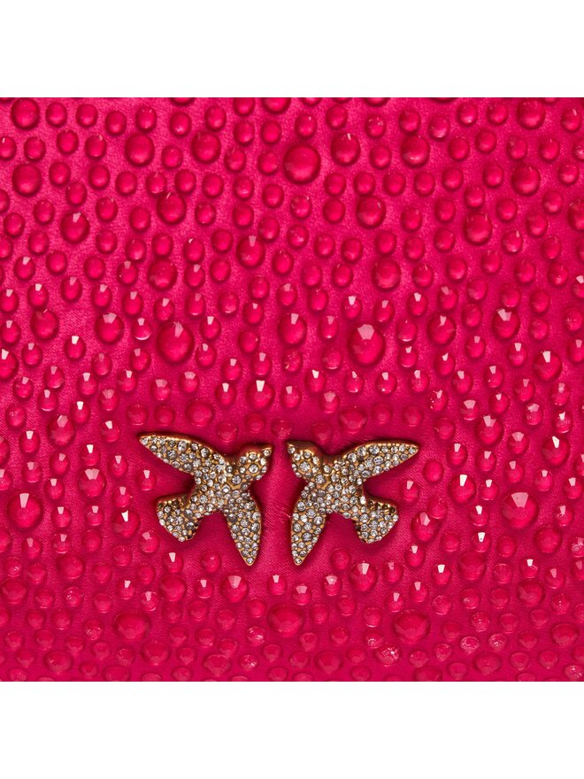 PINKO Ročna torba PINKO Knots Mini Pouch PE 24 PLTT 102770 A1KJ Rdeča