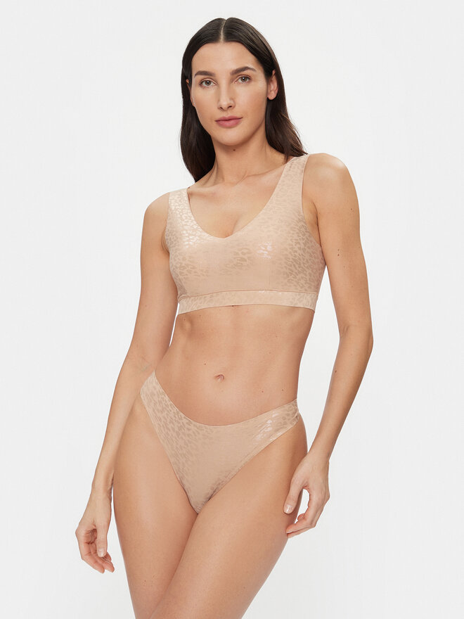 Chantelle Chantelle Σουτιέν τοπ Soft Stretch C11DQ1 Μπεζ
