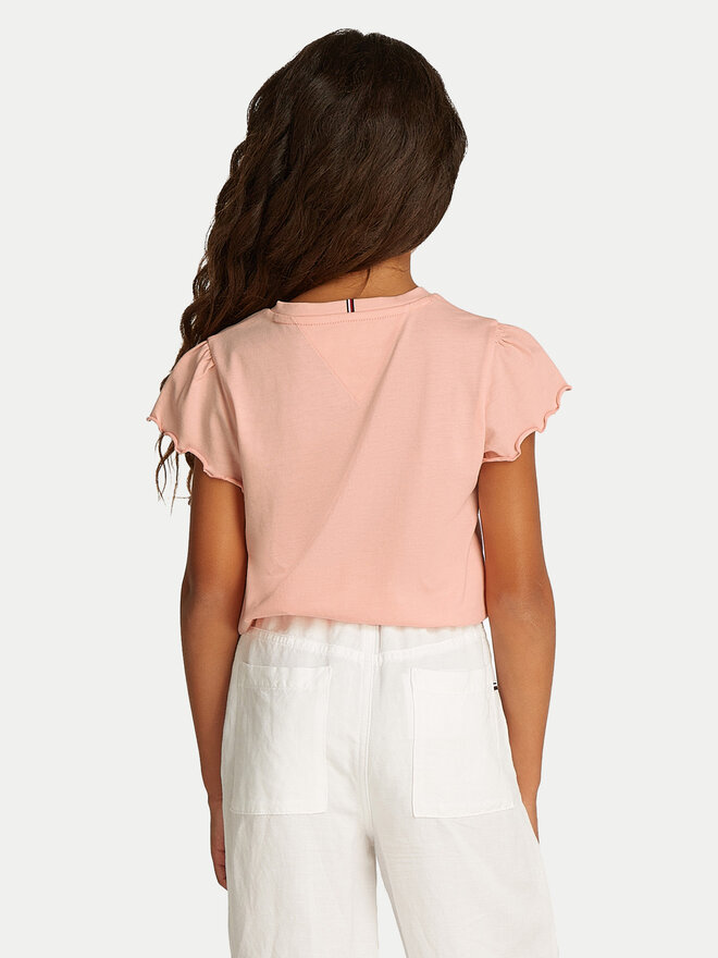 Tommy Hilfiger Tommy Hilfiger Camiseta Essential KG0KG07052 D Rosa Regular Fit