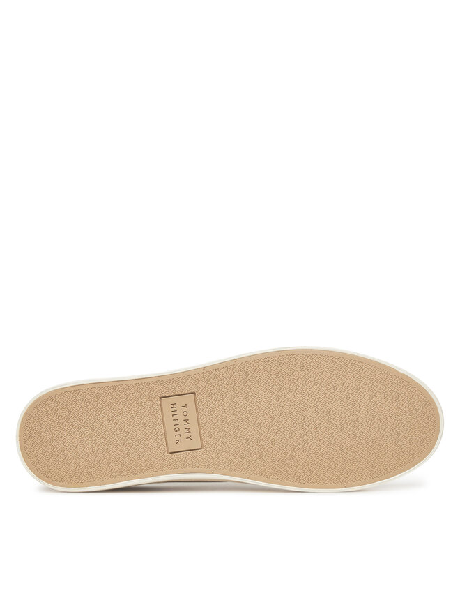 Tommy Hilfiger Sneakersy Tommy Hilfiger Th Hi Vulc Low Core Canvas FM0FM05396 Beżowy