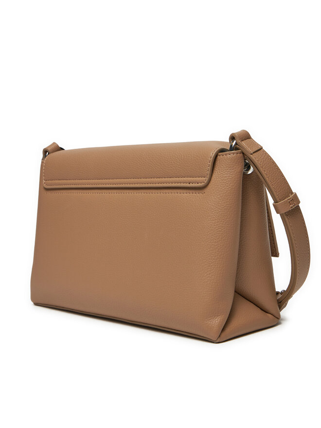 Calvin Klein Сумка Calvin Klein Ck Plaque Medium Shoulder Bag K60K612783 Коричневий