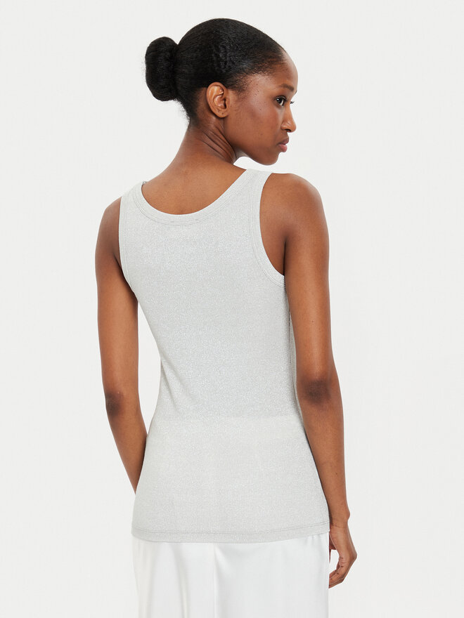 ViCOLO ViCOLO Top UB0009 Srebrna Regular Fit