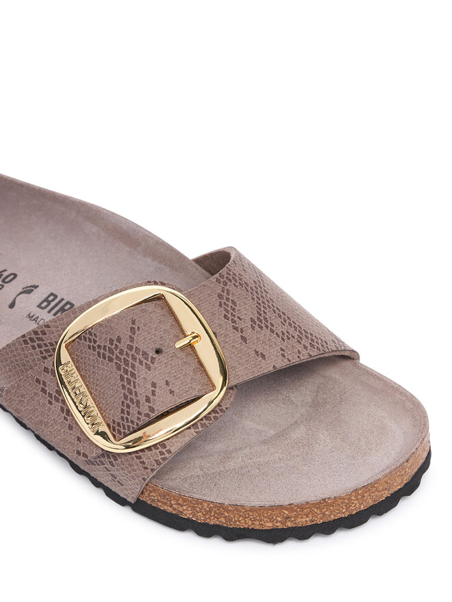 Birkenstock Pantoletten Birkenstock Madrid Big Buckle 1032935 Beige