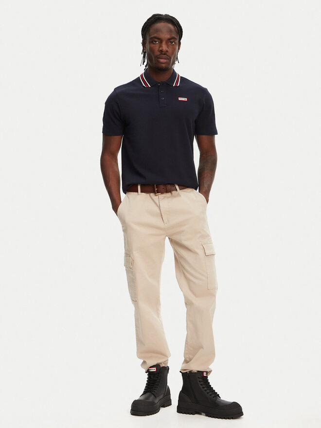 Hunter Hunter Polo Noris SS HARM0037242 Tamnoplava Regular Fit