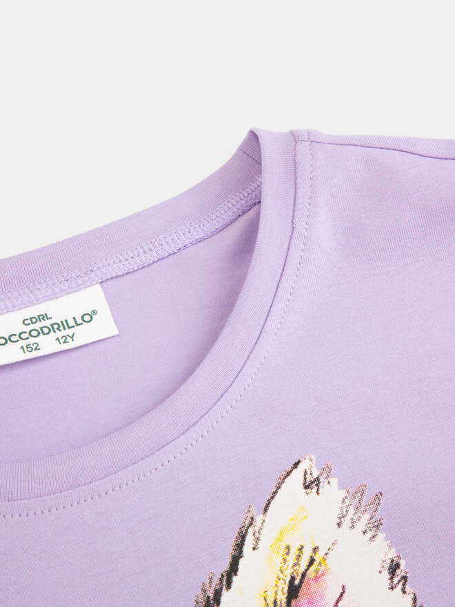 Coccodrillo Coccodrillo Camiseta ZC4143204VGA Violeta Regular Fit