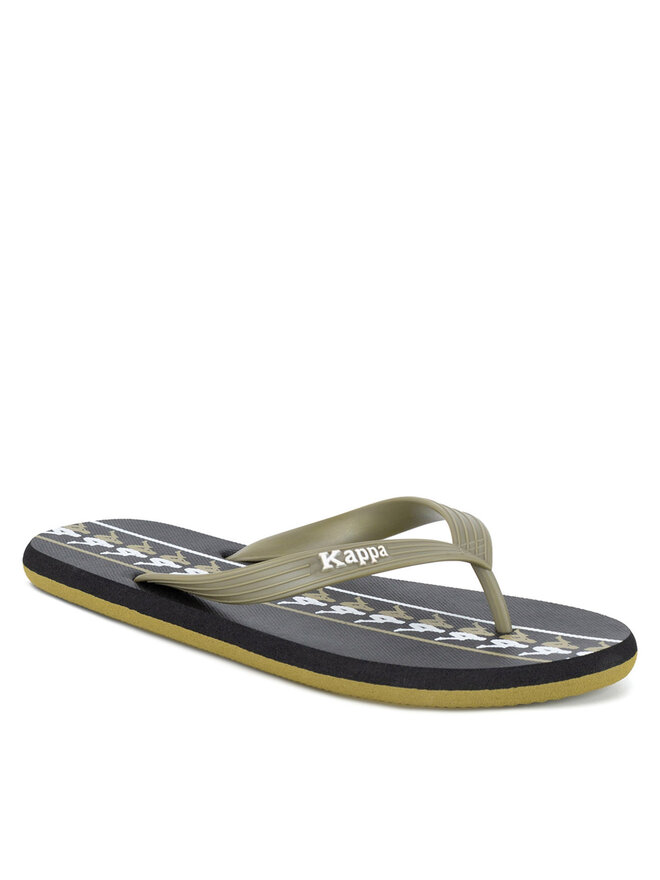 Kappa Flip flop Kappa 371G1LW Green Military - Black - White Colorat