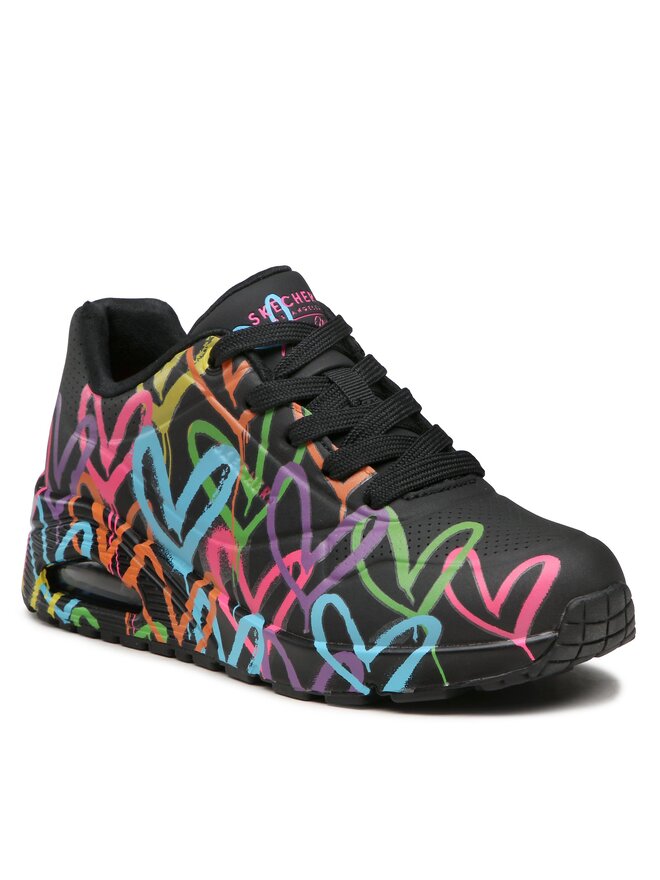 Sneakersy Skechers Highlight Love 177981/BKMT Czarny