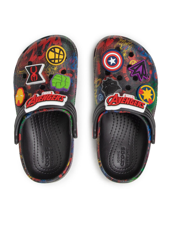 Crocs Pantoletten Crocs Classic Marvel Avengers Clog 207721-001 Schwarz