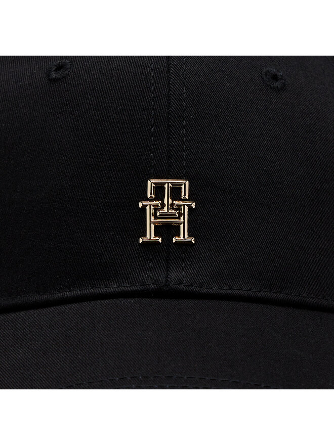 Tommy Hilfiger Czapka z daszkiem Tommy Hilfiger Essential Chic Cap AW0AW15772 Czarny