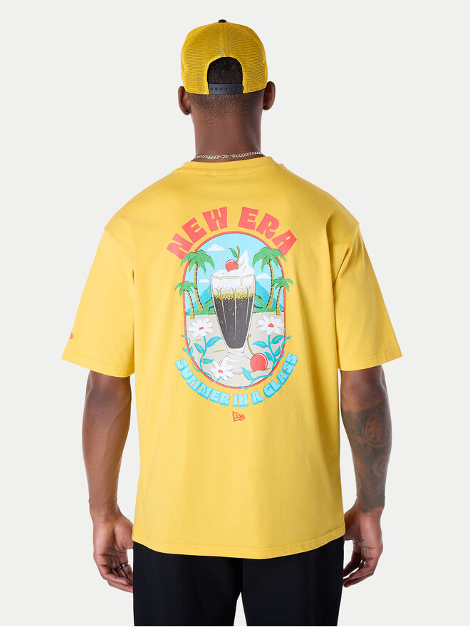 New Era New Era Majica 60596304 Rumena Regular Fit