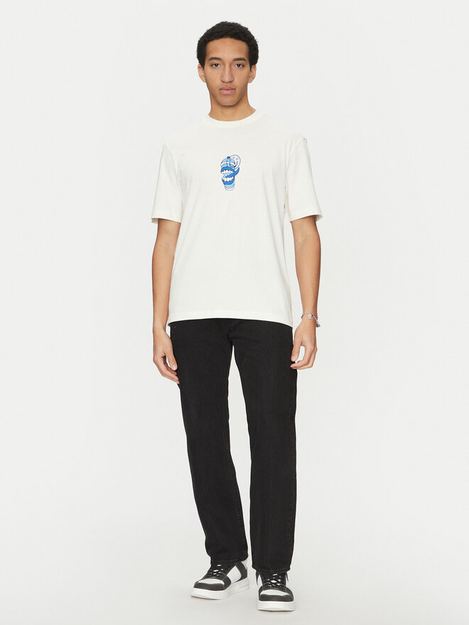 HUGO HUGO Camiseta Nutongo 50533391 Blanco Regular Fit