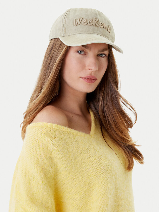 Weekend Max Mara Шапка с козирка Weekend Max Mara Bruno 2525576024 Бежов