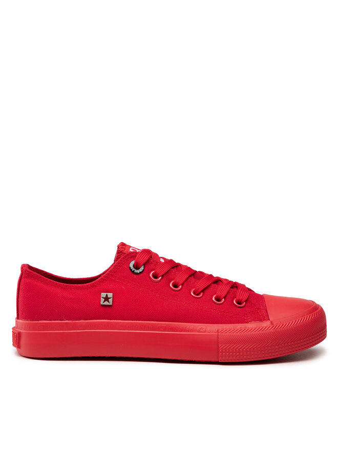 Big Star Shoes Plátenky Big Star Shoes AA274007 Červená