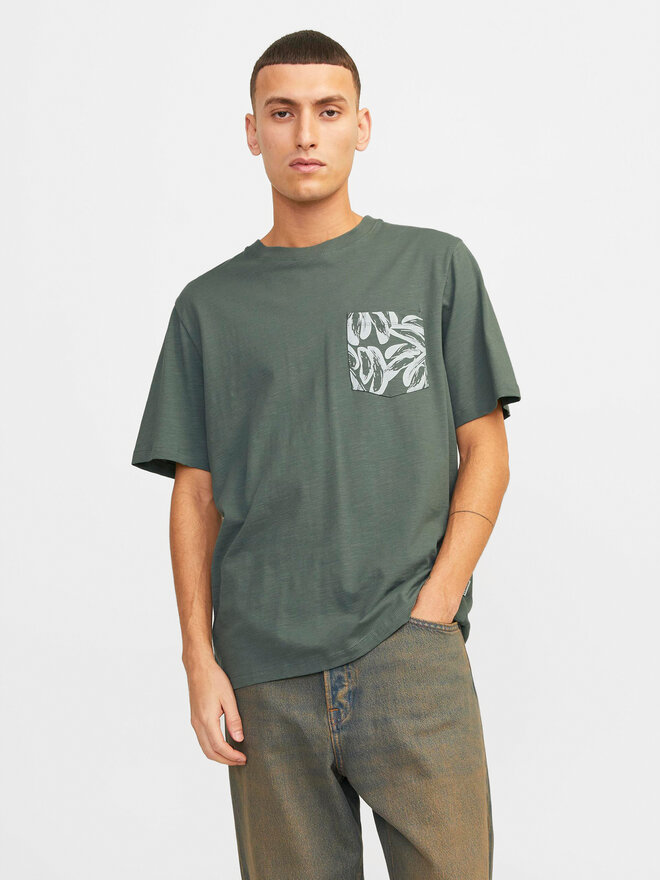 Jack&Jones Jack&Jones Marškinėliai Lafayette 12250435 Žalia Standard Fit