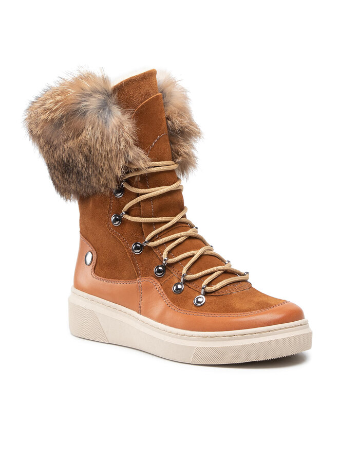 Pollonus Schnürschuhe Pollonus 5-0464-013 Braun