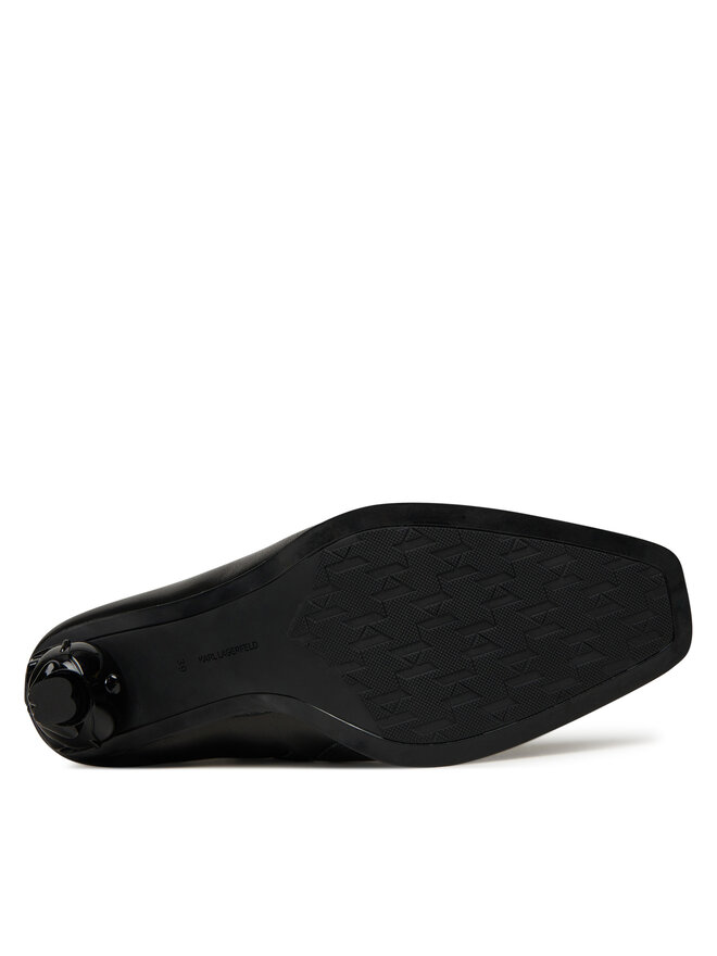 KARL LAGERFELD Ботильйони KARL LAGERFELD Nft Heel Zip KL39135 Чорний