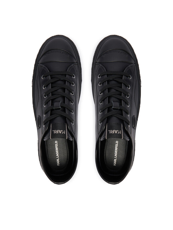 KARL LAGERFELD Sneakers aus Stoff KARL LAGERFELD Kampus Max Iii KL50470N Schwarz