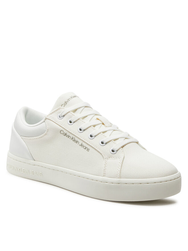 Calvin Klein Jeans Sneakersy Calvin Klein Jeans Classic Cupsole Low Lth In Dc YM0YM00976 Bílá