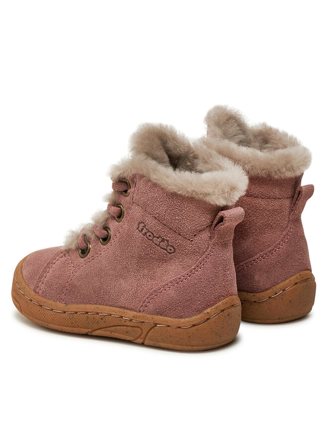 Froddo Gležnjarji Froddo Minni Suede Laces G2110140 M Roza
