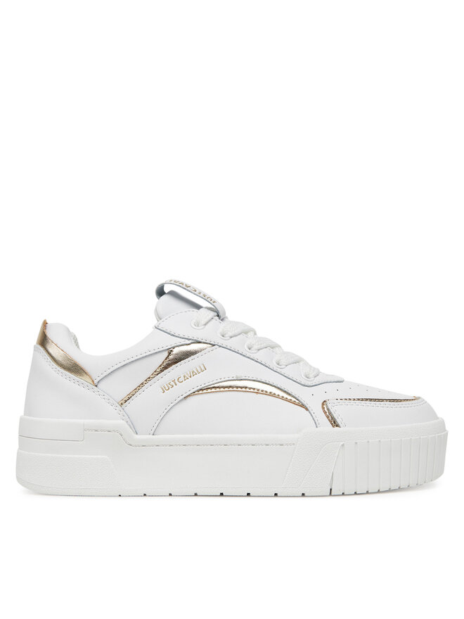 Just Cavalli Sneakersy Just Cavalli 78RA3ST2 ZPA98 Biela