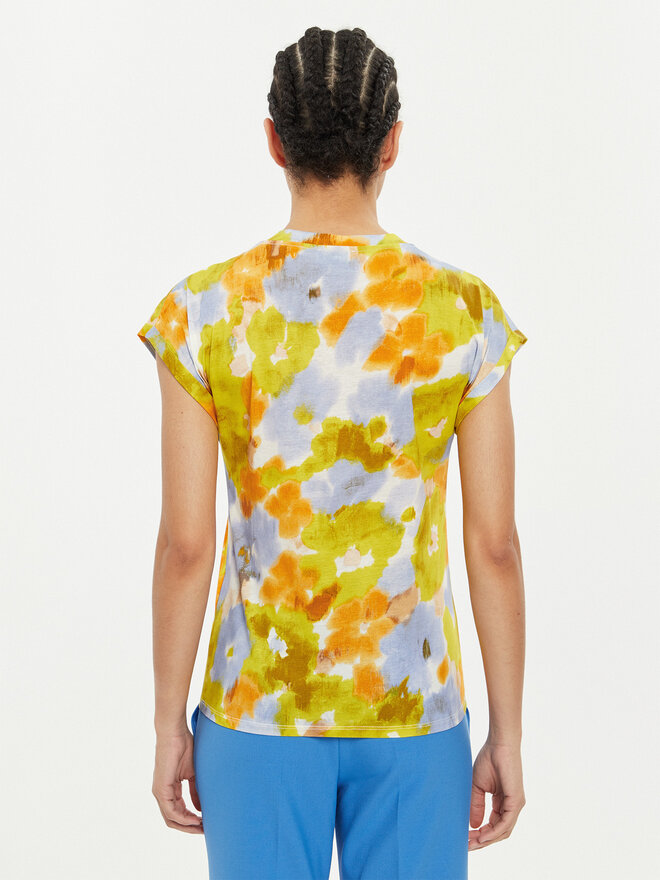Marella Marella T-Shirt Zum 2413941022 Bunt Regular Fit