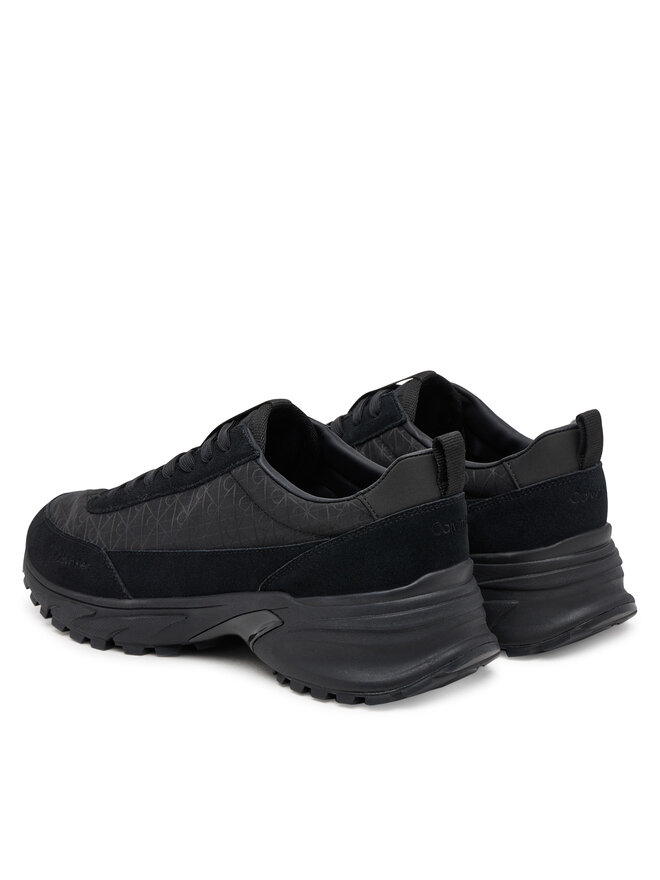 Calvin Klein Сникърси Calvin Klein Hike Runner Casual NY-Su Aop YM0YM01378 Черен