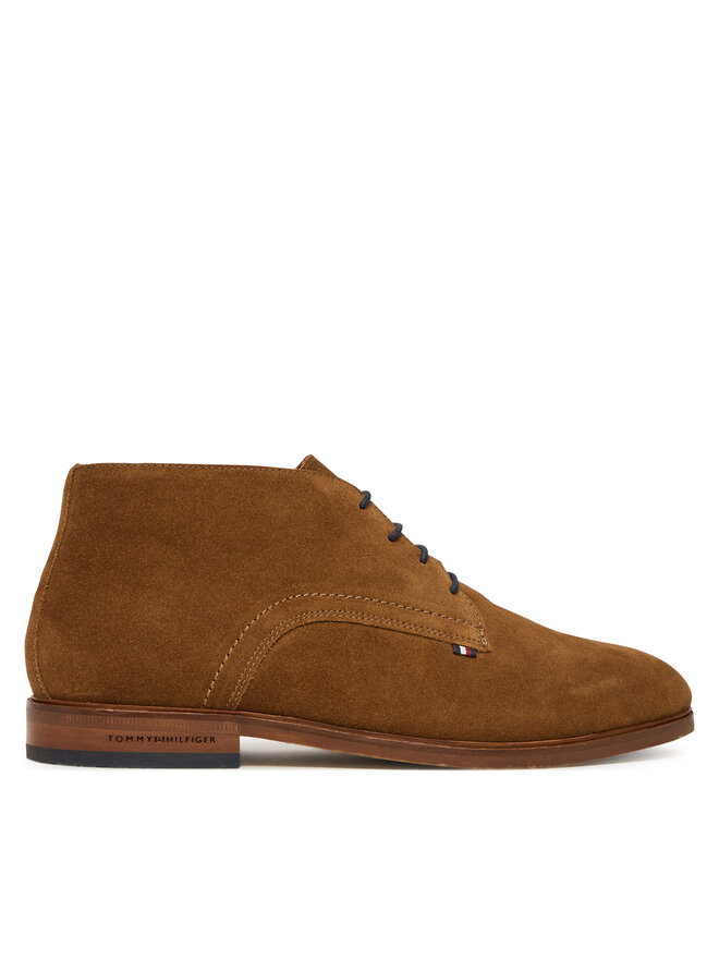 Tommy Hilfiger Schnürschuhe Tommy Hilfiger Dress FM0FM05726 Braun