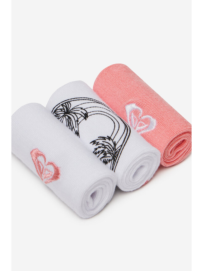 Roxy Чорапи Roxy AS_ROXY_05W_SS25 (3-PACK) Розов