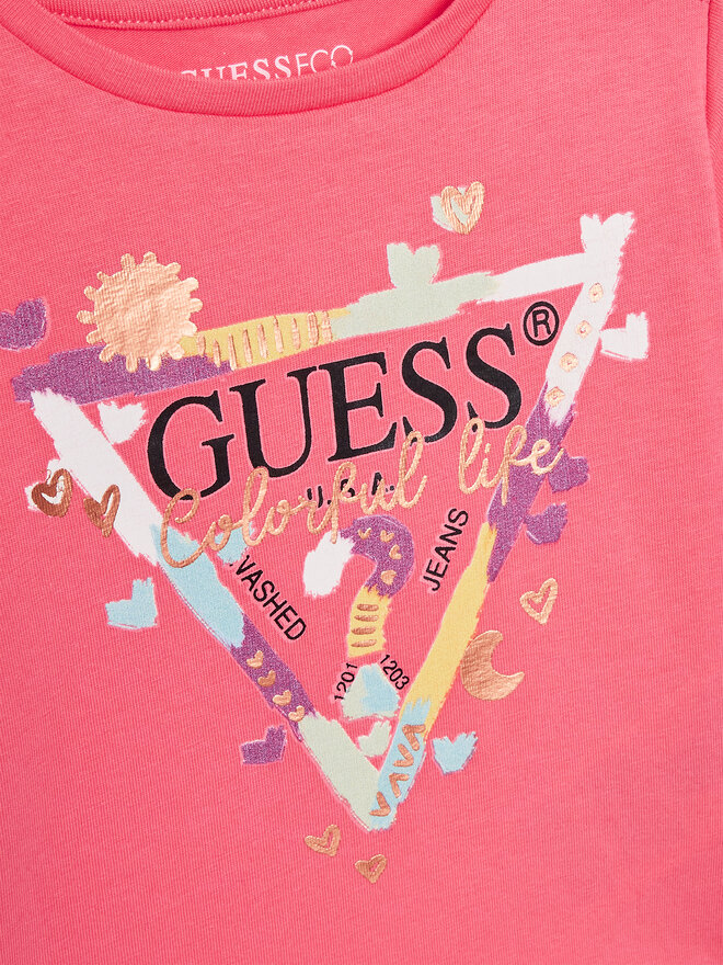 Guess Guess Camiseta A3GI00 K6YW3 Rosa Regular Fit