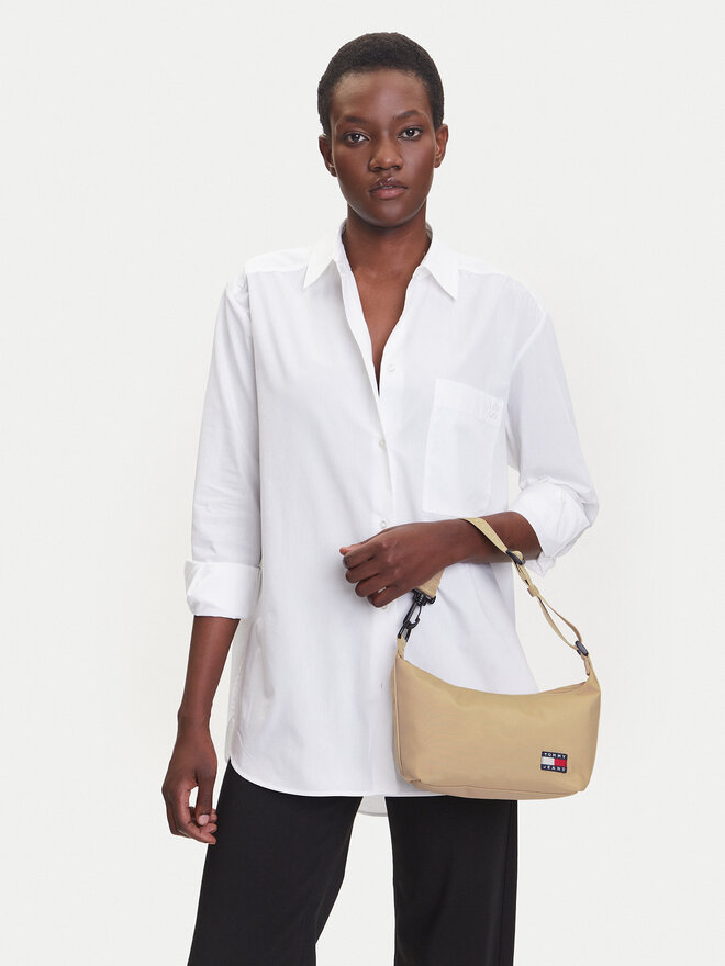 Tommy Jeans Ročna torba Tommy Jeans Tjw Ess Daily Shoulder Bag AW0AW17287 Bež