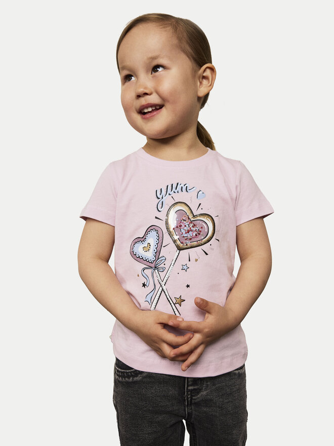 NAME IT NAME IT T-Shirt Bethany 13237842 Rosa Regular Fit