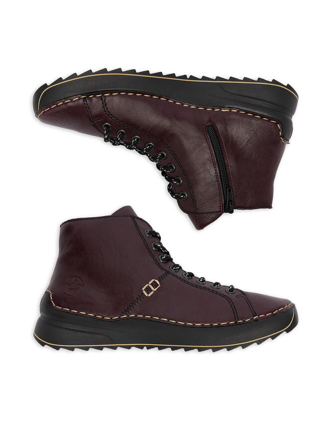 Rieker Schnürschuhe Rieker CEO-71510-30 Dunkelrot