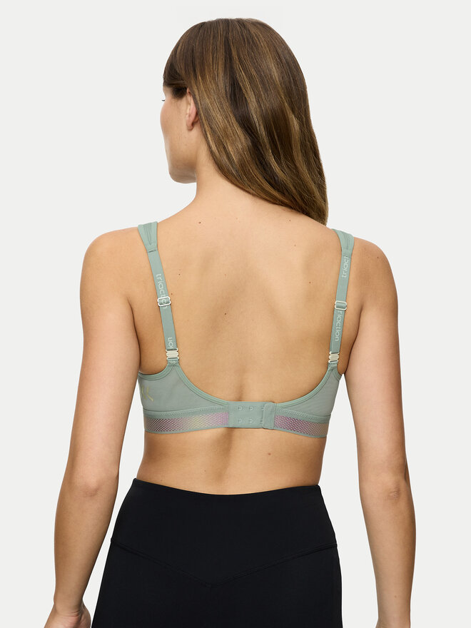 Triumph Triumph Špotni nedrček Triaction Cardio Flow 10205923 Zelena