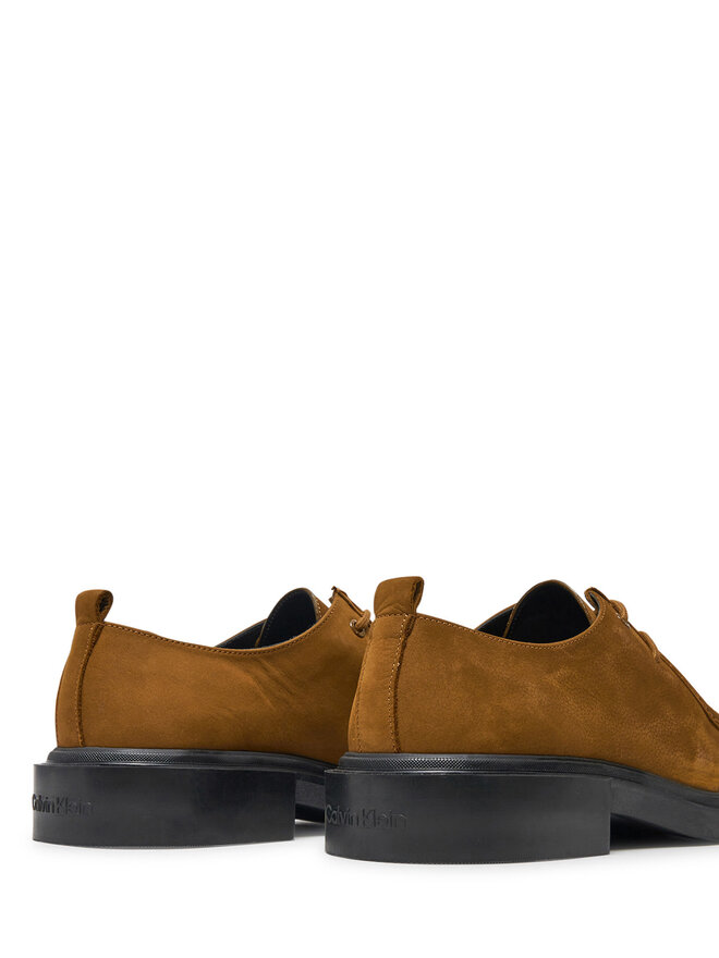 Calvin Klein Īsi apavi Calvin Klein Apron Lace Up Nb HM0HM01636 Brūns