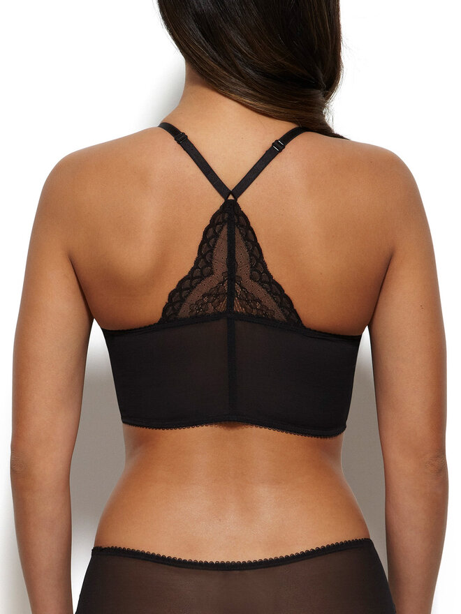 Gossard Gossard Bralette melltartó Superboost Deep V 7718 Fekete
