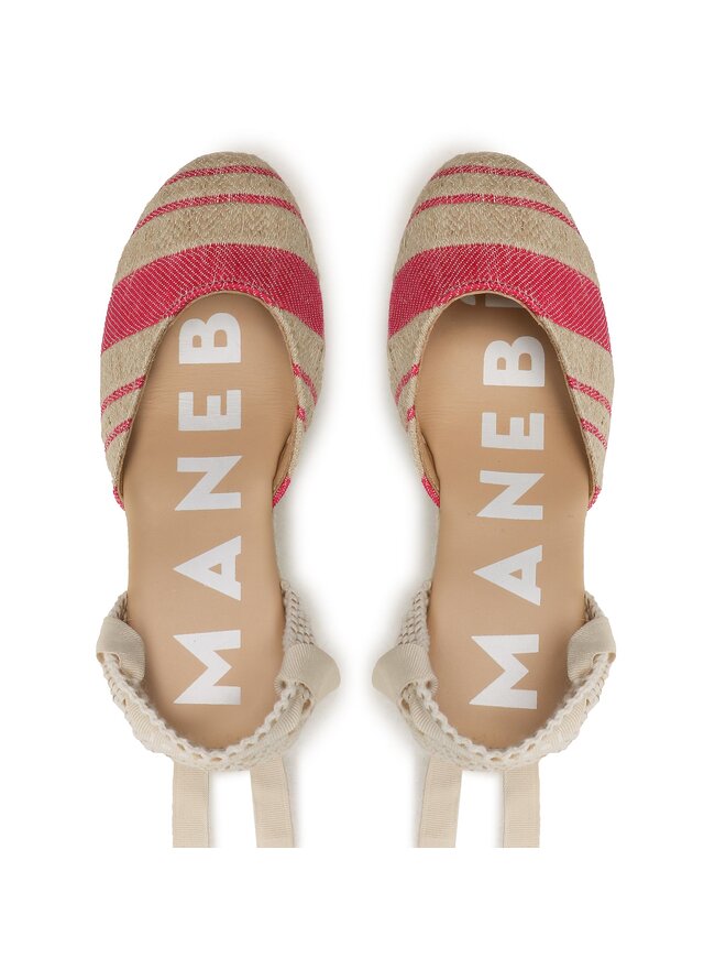 Manebi Espadrilles Manebi Wedge Espadrilles G 4.5 Wv Beige