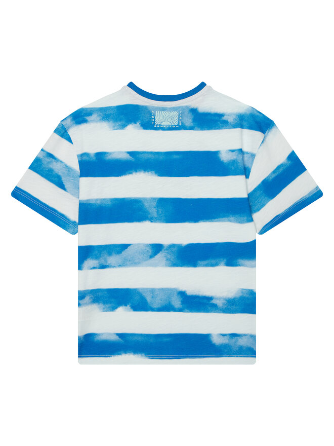 United Colors Of Benetton United Colors Of Benetton Футболка 3SL3C10P5 Голубий Oversize