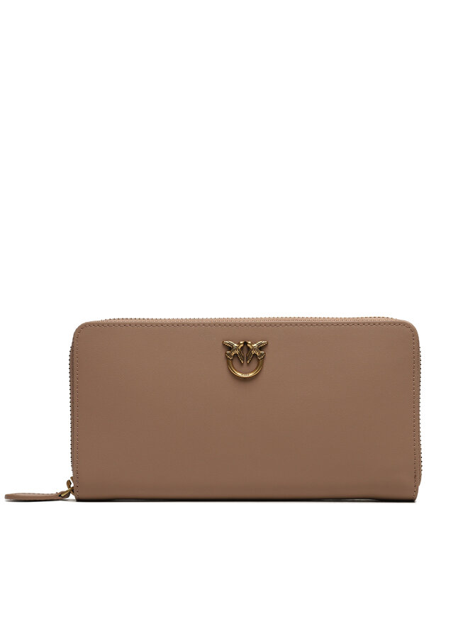 PINKO Liels sieviešu maks Pinko Ryder Zip Around . AI 23-24 PCPL 100250 A0F1 Brūns