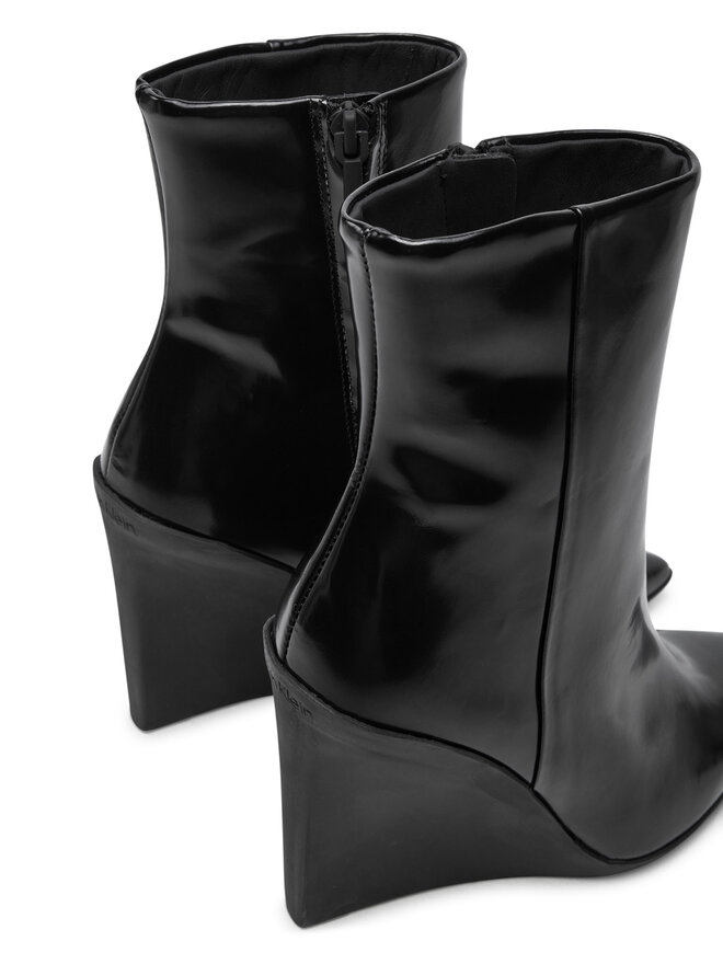 Calvin Klein Stivaletti Calvin Klein Wedge Ankle Boot 90 HW0HW02256 Nero