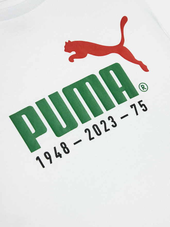 Puma Puma Marškinėliai 676825 Balta Regular Fit