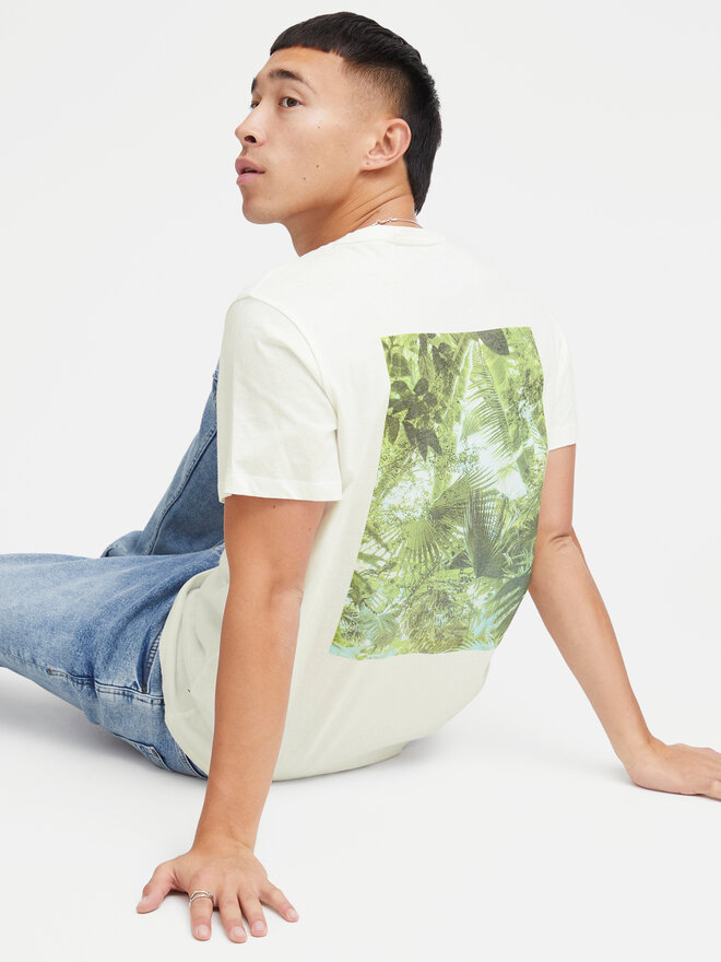 Blend Blend Camiseta 20716513 Blanco Regular Fit