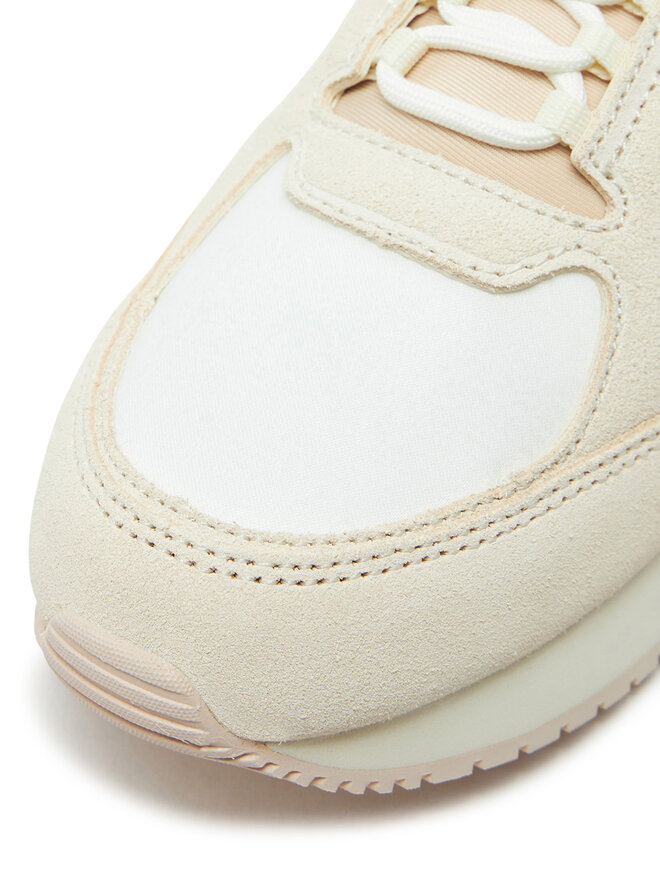 Calvin Klein Jeans Снікерcи Calvin Klein Jeans Runner Laceup Low Mg Media YW0YW01644 Écru