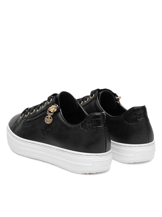 Rieker Sneakersy Rieker L59L1-01 Czarny