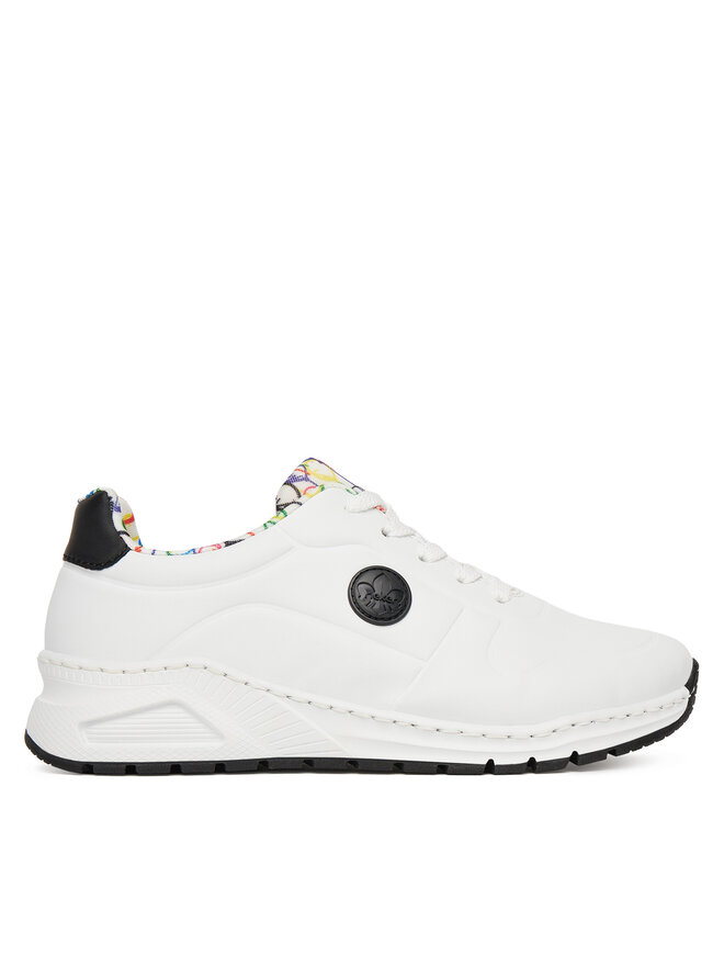 Rieker Sneakersy Rieker M4903-80 Biela