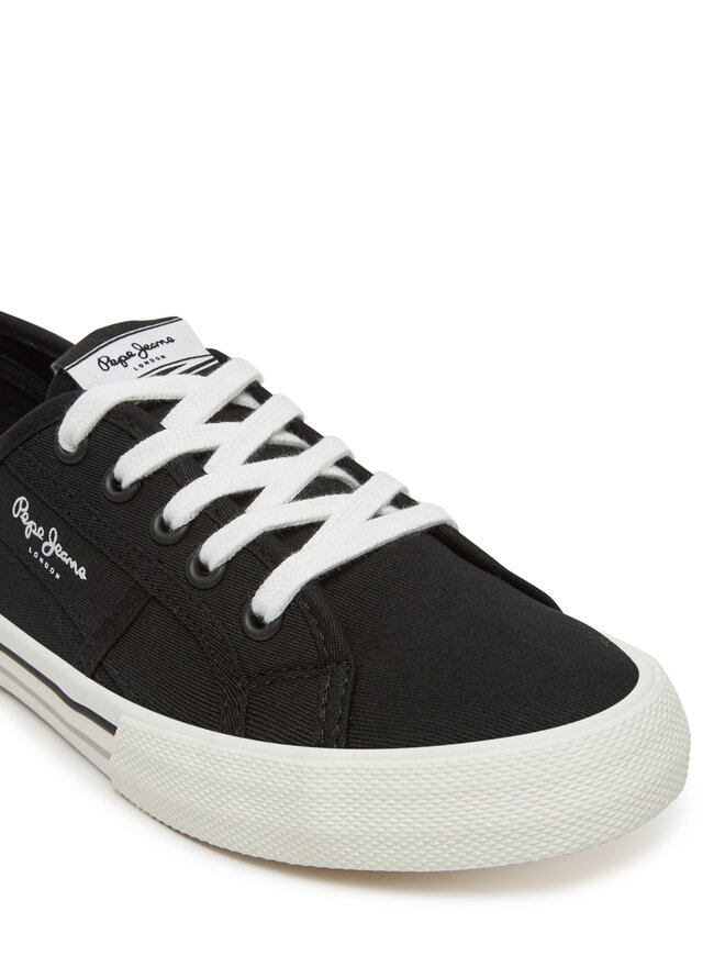 Pepe Jeans Tenisówki Pepe Jeans Brady Basic W PLS31287 Czarny