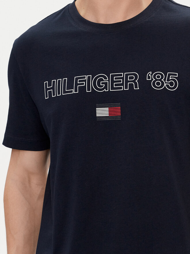 Tommy Hilfiger Tommy Hilfiger Majica 85' MW0MW34427 Mornarsko modra Regular Fit