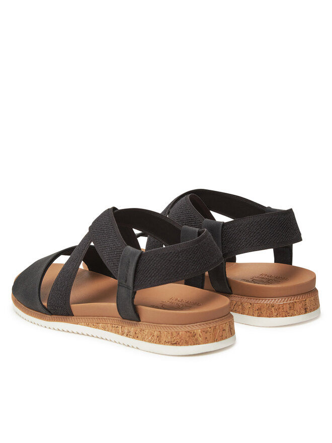 Skechers Sandalias Skechers BOBS Desert Kiss Low 114705/BLK Negro